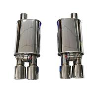 Car Throat 1 To 2pcs Car Exhaust Vacuum Valve Control Exhaust Pipe Kit Variable Silencer Stainless Universal 51MM 63MM 76MM Exhaust Tip(63MM2)