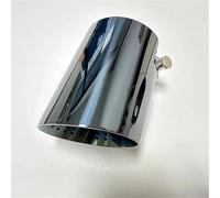 Car Throat 1pcs Exhaust Pipe Nozzle Electroplated Black Stainless Steel Length 120mm Large Diameter 114mm Open Car Muffler Tips Exhaust Tail(67mm-114mm)