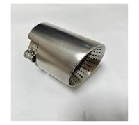 Car Throat 1pcs Exhaust Pipe Nozzle Matte Stainless Steel Length 120mm Large Diameter 101mm 114mm Open Car Muffler Tips Exhaust Tail(54mm-101mm)