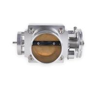 Car Throttle Sensor Universal 70mm/100mm High Flow Alloy Aluminum CNC Billet Intake Throttle Body RS-THB192(70mm silever)