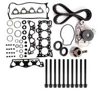 Car timing belt Compatible With Civic For GX 1998-2000 For HX For LX 1996-2000 GAS Engine Full Gasket Set Cylinder Head Timing Belt Kit Water Pump