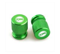 Car Tire Air Caps Cover For Maxsym 400I 600I TL500 TL508 Jetx Jet X 125 150 Fiddle 2 3 4 Wheel Tyre Valve Cover Caps Stem Plug Accessories(Green)