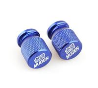 Car Tire Air Caps Cover For Mugen Civic Accord 7 Type R FN2 FK8 Fit Jazz RS CRX Motorcycle Dust Cover CNC Aluminum Tyre Valve Cap(Blue)