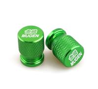 Car Tire Air Caps Cover For Mugen Civic Accord 7 Type R FN2 FK8 Fit Jazz RS CRX Motorcycle Dust Cover CNC Aluminum Tyre Valve Cap(Green)