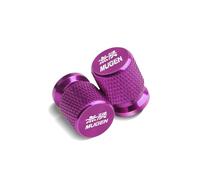 Car Tire Air Caps Cover For Mugen Power Civic Accord CRV Hrv Jazz Aluminum Alloy Tire Valve Air Port Stem Cover Caps(Purple)
