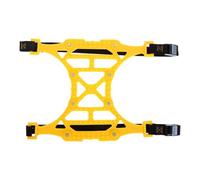 Car Tire Anti-skid Chains for Suv and Pickup Trucks | Nylon Tpu Iron Build, Thickened Snow-specific Design, Yellow Finish, for Off-road Adventures and Muddy Roads
