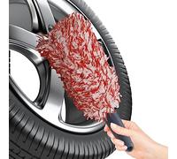 Car Tire Brush - Soft Tyre Detailing Wheel Rim Scrub Brush - Multipurpose Wheel Scrubber Tool For Vehicles Trucks Home SUVs Motorcycles Cars