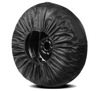 Car Tire Cover Case Spare Tyre Protection Cover Carry Tote Handle Storage Bags Waterproof Protective Wheel Accessories for Auto/Trailer/Caravan Spare Wheel(L)