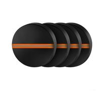 Car Tire Cover for Sedan, SUV & Truck - Waterproof, Dustproof & UV-Resistant Oxford 190T Polyester Protector with Adjustable Cat-Eye Buckle, Reflective Stripe, and Tool Storage Pocket (1-Pack)(L 4pcs)