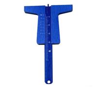 Car Tire Depth Measurement Gauge Lightweight and Portable Tool for Assessing Tread Wear (Blue)