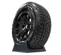 Car Tire Display Rack Tyre Stand Base Garage Workshop Wheel Holder Advertising Trade Show Automobile Plastic Storage Shelf (Black)