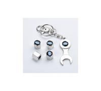Car Tire Dust Valve Caps for Ford with Logo on, 4pcs Metal Car Tire Valve Caps for Ford Tires, Rust Protection, Tools Included