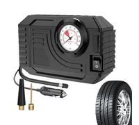 Car Tire Inflator, 150PSI Air Compressor, Portable Electric Pump, Digital Pressure Gauge, Fast Inflation System, Compact Power Cord Storage, Perfect for Sedan, Motorcycle, Truck, 5.90x3.74x1.77 inches