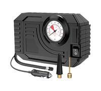 Car Tire Inflator - Air Compressor for Car, Small Cordless Vehicle Pump with LED Light, Quick Inflation Road Trip Tool, Long Lasting Synthetic Accessory Case Set, for Mattress Basketball Bike