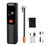 Car Tire Inflator | Electric Auto Shutoff Car Air Inflator with Pressure Gauge | Rechargeable Electric Tool Accessories for Vehicle SUV Bikes Home Motorcycle Sedan Truck