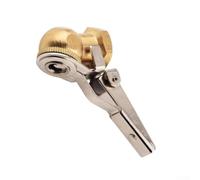 Car Tire Inflator Valve Connector 1Pcs Clip On Ball Chuck with 3/4 Hex and 1/4 NPT Female Thread Compatible with Tire Changers (Copper)