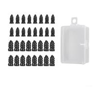 Car Tire Puncture Repair Kit 32PCS with Rubber-Coated Screw Nails and Compact Storage Box for Field Use on Cars Motorcycles Trucks and Buses