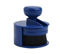 Car Tire Shine Brush Tyre Dressing Applicator Soft Wheel Brushes for Cleaning Car with Stand Cover Portable High-Density tyre shine applicator for Auto Detail Vents Dash Trim Seats Interior(Blue)