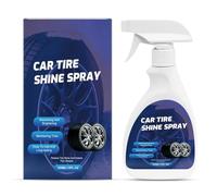 Car Tire Shine Spray 355ml - Instantly brightens and blackens tires, deeply cleans rims, and restores the original shine of cars, motorcycles, and electric vehicles.