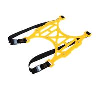 Car Tire Snow Chains Anti Skid for Cars and Suvs, Yellow | Nylon, Iron and Tpu Build, Thickened Emergency Traction Aid for Road Use and Unplowed Roads