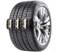 Car Tire Snow Chains with Steel Nails and Nonslip Particles for Enhanced Grip and Traction in Winter Conditions (Black)