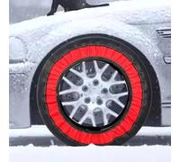Car Tire Snow Socks Anti Skid Chains 2PCS Designed for Winter Driving Provides Traction on Ice and Snow Fits Multiple Tire Sizes Protects Vehicle Rims (6007)