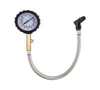 Car Tire Tyre Air Pressure Gauge Meter Tool Metal Manometer Barometers Tester Meter For Truck Motorcycle Bike Air Pressure Gauge Bottom Mount Truck Tires Digital Compressor Back Mount Suv