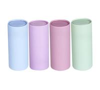 Car Tissue Box, Car Tissue Holder with Facial Tissue 4PCS Round Cylinder Car Tissue Box with 3 -Ply Soft Gental Facial Tissues Portables Travel Tissues for Car Home Office