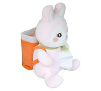 Car Tissue Box Holder,Plush Animals Car Trash Can Tissue Dispenser - 2 in 1 Plush Doll Trash Can Storage Organizer for SUV Sedan Truck RV Driver Kids Adults Road Trip