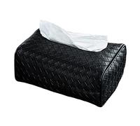 Car Tissue Holder Box,Car Hanging Tissue Holder,Car Central Armrest Tissue Box,Car Sun Visor Tissue Holder,Car Tissue Box Multi-use Car Tissue Paper Box PU Leather Backseat Car Accessories (Black)