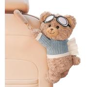 Car Tissue Holder, Cute Soft Bear Design, Plush Decorative Napkin Feature, Auto Seat Back Accessory, Creative Vehicle Interior Choice, Suitable For SUVs Trucks MPVs Home Office Vanity