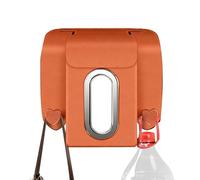 Car Tissue Holder - Facial Paper Organizer With Hooks, Microfiber Leather Hanging Dispenser | Backseat Headrest Mounted Storage With Stable Design, Practical Interior Accessory For Travel Road Tr