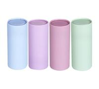 Car Tissue Holder Round Cylinder Car Tissue Dispenser Car Tissues Box Multipack with 3 -Ply Soft Facial Tissues Portables Travel Tissues for Car Home Office 4PCS