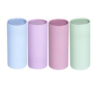 Car Tissue Holder with Facial Tissue 4PCS Round Cylinder Car Box with 3 -Ply Soft Gental Facial Tissues Portables Travel Tissues for Home Office, Travel