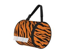 Car Tissue Holder With Facial Tissues,Cute Orange Tiger Leopard Cylinder Tissue Holder For Car Cup Holder,Refill Cylinder Tissues For Travel Bathroom Home