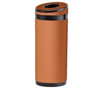 Car Tissue Tube - Automatic Tissue Dispenser, Leather Tissue Container | Safety Hammer Design Paper Holder, Compact Cup Slot Organizer, Fau Tube, Orange, Se référer au descriptif, Refer to description