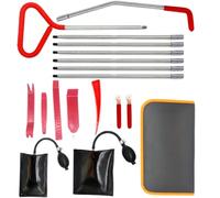 Car Tool Kit, 1 Set Complete Professional Car Lockout Kit, Portable Vehicle Lockout Set with Carring Bag for Vehicle Maintenance and Repair Unlock Repair Tool Kits