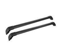Car Top Luggage For Suzuki For Vitara 2015-2021 Roof Rail Rack Crossbars Cross Bars Lockable Aluminum Alloy 2pcs Cars Roof Bar(Black)