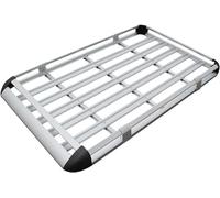 Car Top Luggage Holder for Skoda Rapid Spaceback NH1 Wagon Estate 2013-2019 Luggage Cargo Tray Expandable Roof Rack Basket Rooftop Luggage Holder Aluminium,Silver/1.1m