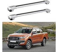 Car Top Roof Rack Cross Bar For Ford Ranger (TKE T6) 2011-2019, Lockable Aluminum Rooftop Cargo Carrier Rack for Mounting Roof Boxes, Bike Racks