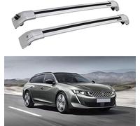 Car Top Roof Rack Cross Bar For Peugeot 508 SW 2011-2018, Lockable Aluminum Rooftop Cargo Carrier Rack for Mounting Roof Boxes, Bike Racks