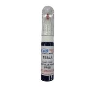 Car Touch Up Paint Compatible with TESLA DEEP BLUE PEARL PPSB MODEL X S - 20ml Precision Scratch Repair Kit with Needle & Brush - UK Mixed Automotive Paint Pen for Exact Colour Match (PAINT + LACQUER)