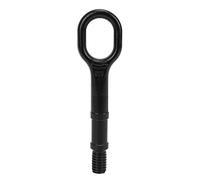 Car Tow Hook, Towing Eye Hook 1T0 805 615 A Heavy Duty Towing Eye Hook Bumper Trailer Ring Replacement for R32 Rabbit Black