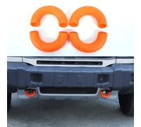 Car Tow Hook Towing Ring Covers Compatible with Ineos Grenadier 2020-2024 Rear Front Rear Bumper Styling Trailer Ring Eye Tow Hook Ring Covers Exterior Accessories (Orange)