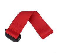 Car Tow Strap for General Vehicle Towing with Rally Hook, 245mm x 50mm Nylon Bumper Attachment Belt fit for Front and Rear Bumpers(Red)