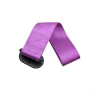 Car Tow Strap for General Vehicle Towing with Rally Hook, 245mm x 50mm Nylon Bumper Attachment Belt fit for Front and Rear Bumpers(Purple)