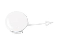 Car Towing Eye Cover Car Accessories Rear Bumper Tow Hook Eye Cover For Opel For Insignia 2014-2017(White)