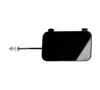 Car Towing Eye Cover Rear Bumper Tow Hook Cover Cap Accessories For Q5 2008 2009 2010 2011 2012 2013 2014 2015 2016 2017 8R0807449 8R0807450(Black,Passenger side)