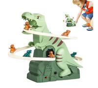 Car Track - Assembly Game Set, Stair Climbing Duck Toy, Musical Light Toy | Fun Toddler Educational Playset for Kids Learning Development, Creative Christmas Birthday Gift for Boys Girls