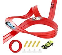 Car Track for Kids - Cool Vehicles Playset,Racing Track - for Boys Birthday Christmas Home Travel School Kindergarten Nursery